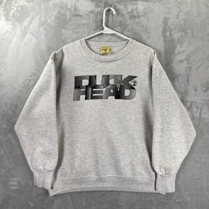 VTG Duck Head Sweatshirt men's XL Vintage Crew Neck Graphic Pullover Gray 90s